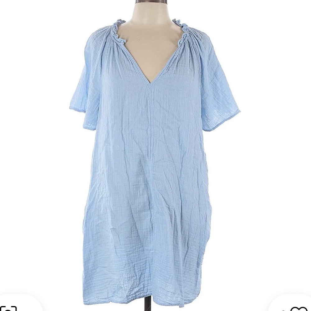 2 for $10!! Pop Over Linen Dress